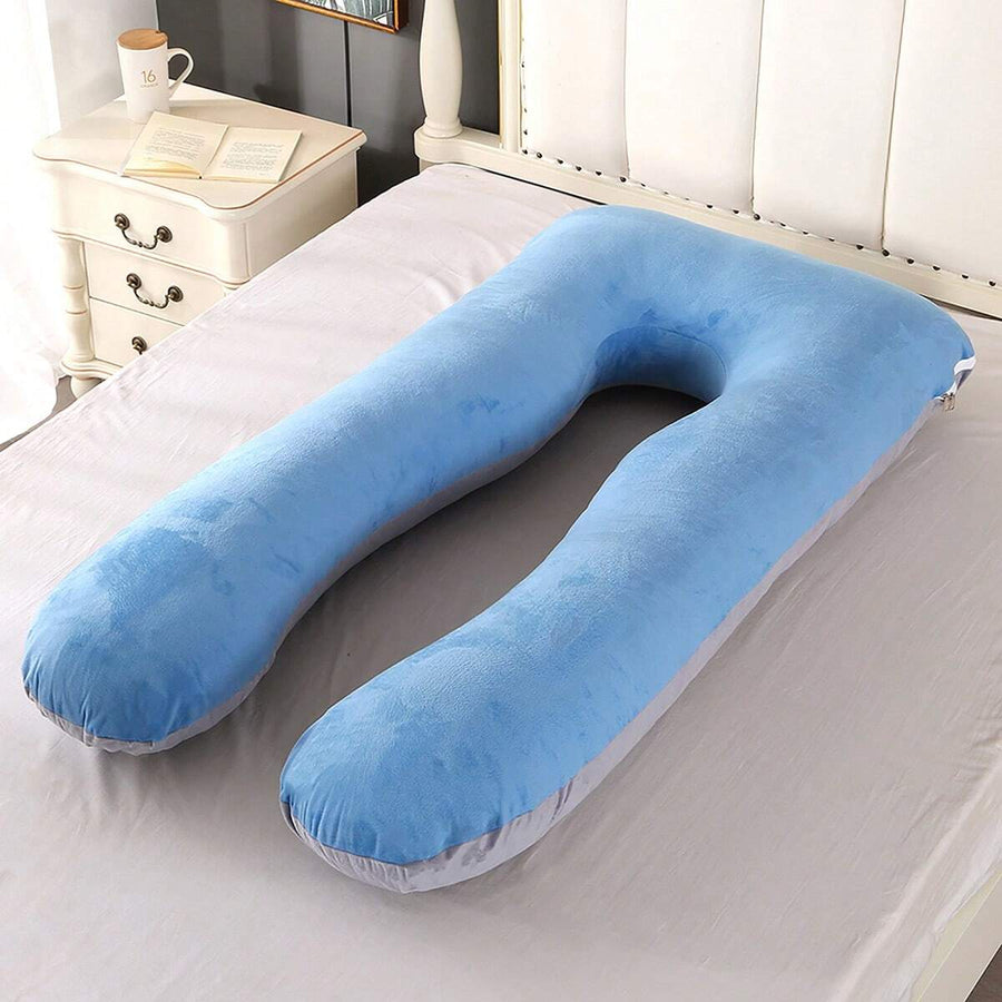U‑Shaped Full Body Pregnancy Pillow, Multi‑Use Maternity Support Pillow For Sleeping, Reading Lounging Back Support Large Side Sleeper Pillow For Pregnant Women